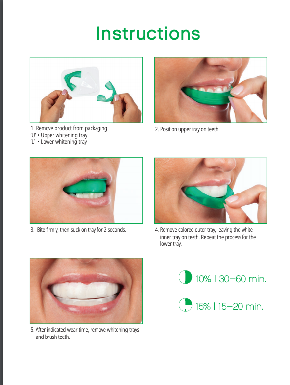Pre-Filled Whitening Trays: 10 Pack - The Whitening Shop