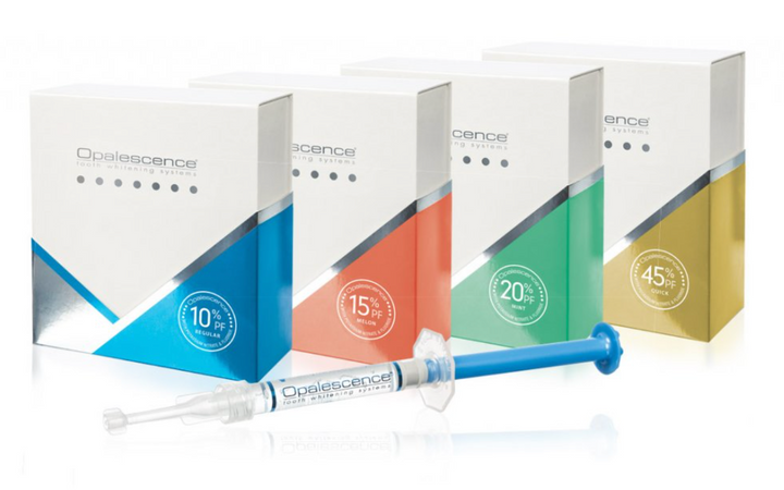 Opalescence™ PF 10%, 15%, 20%, 35%, and 45% Take Home Kit