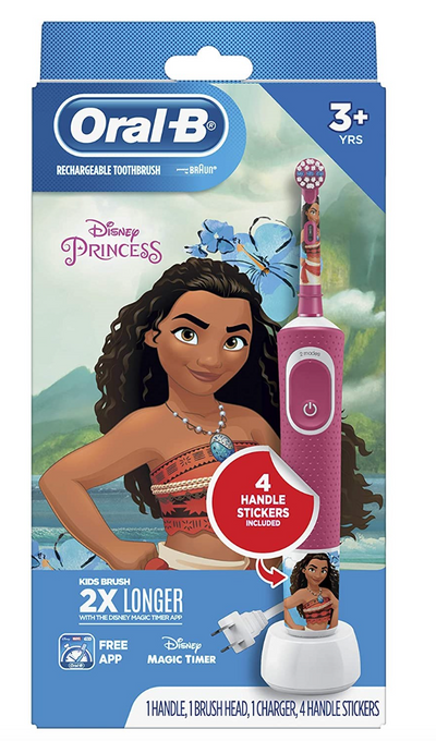Oral-B Kids Electric Toothbrush Featuring, Disney Princesses for Kids 3+